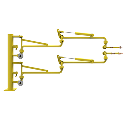鹽溶液裝車(chē)鶴管需要注意什么?(圖1) 液化氣鶴管
