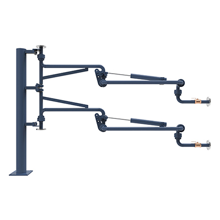 液氨卸車鶴管的保養(yǎng)工作有哪些(圖1) 深達(dá)裝備推薦:密閉式頂部裝卸鶴管AL1512
